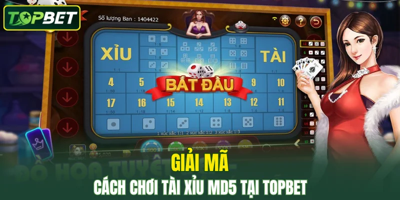 Giai Ma Cach Choi Tai Xiu Md5 Tai Topbet