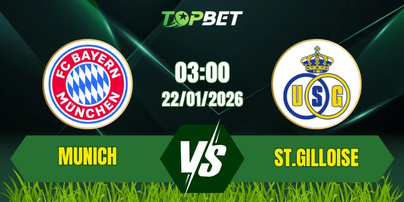 Soi Kèo Trận Bayern Munich Vs Union Saint-Gilloise Ngày 22/01/2026: Bayern Áp Đảo